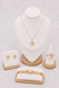 Jewelry Set with Freshwater Pearls - #1016