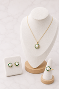 Jewelry Set with Freshwater Pearls - #1017