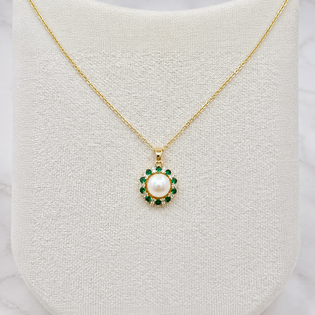 Jewelry Set with Freshwater Pearls - #1017