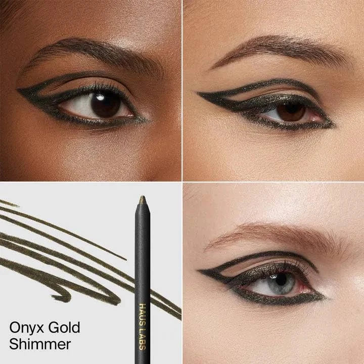 Haus Labs by Lady Gaga | Optic Intensity Eyeliner Pencil - Onyx Gold Shimmer