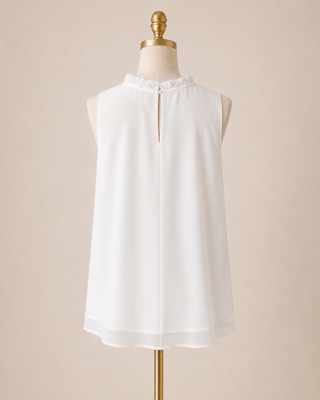 Sweet Dreams Sleeveless Top - White