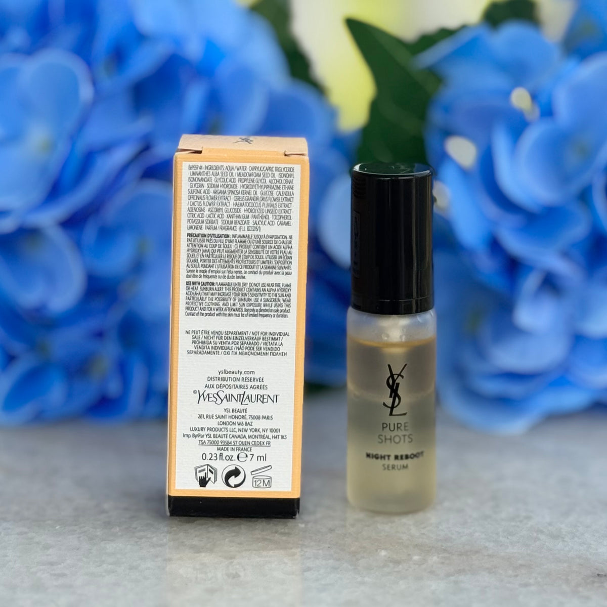 YSL | Pure Shots Night Reboot Serum 7 mL (Travel Size)
