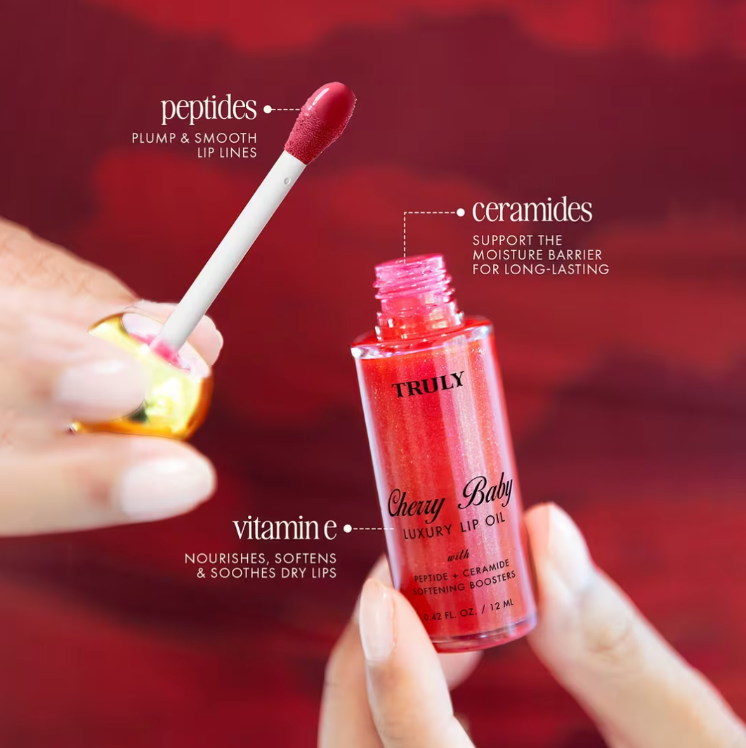 Truly | Peptide Lip Gloss Cherry Baby 12 mL