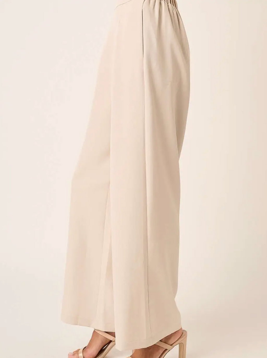 Sunday Morning Wide Leg Pants - Sand