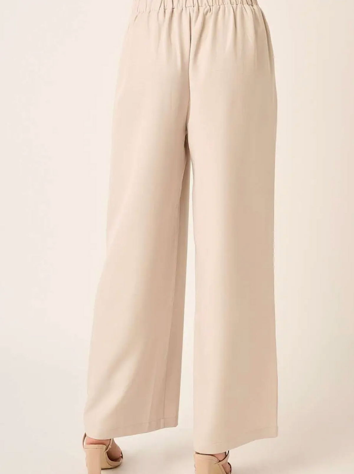 Sunday Morning Wide Leg Pants - Sand