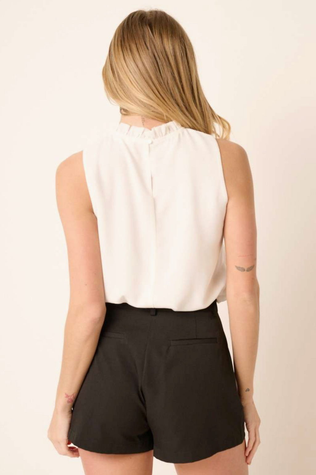Sweet Dreams Sleeveless Top - White