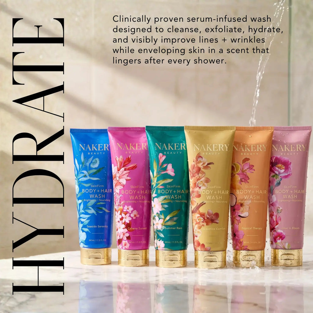 Nakery | SkinFirm Body & Hair Wash 341 mL - Summer Rain