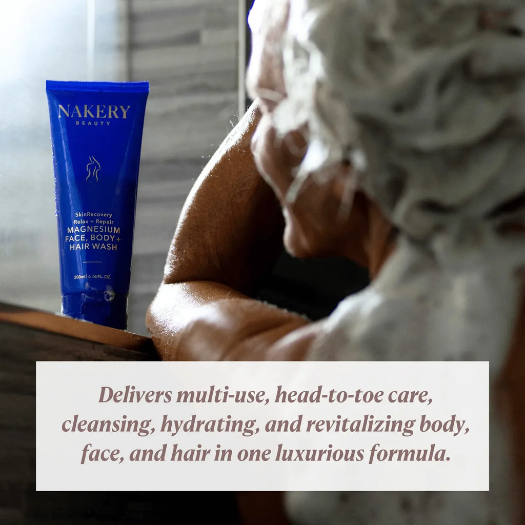 Nakery Beauty | SkinRecovery Relax + Repair Magnesium Face, Body + Hair Wash 200 mL