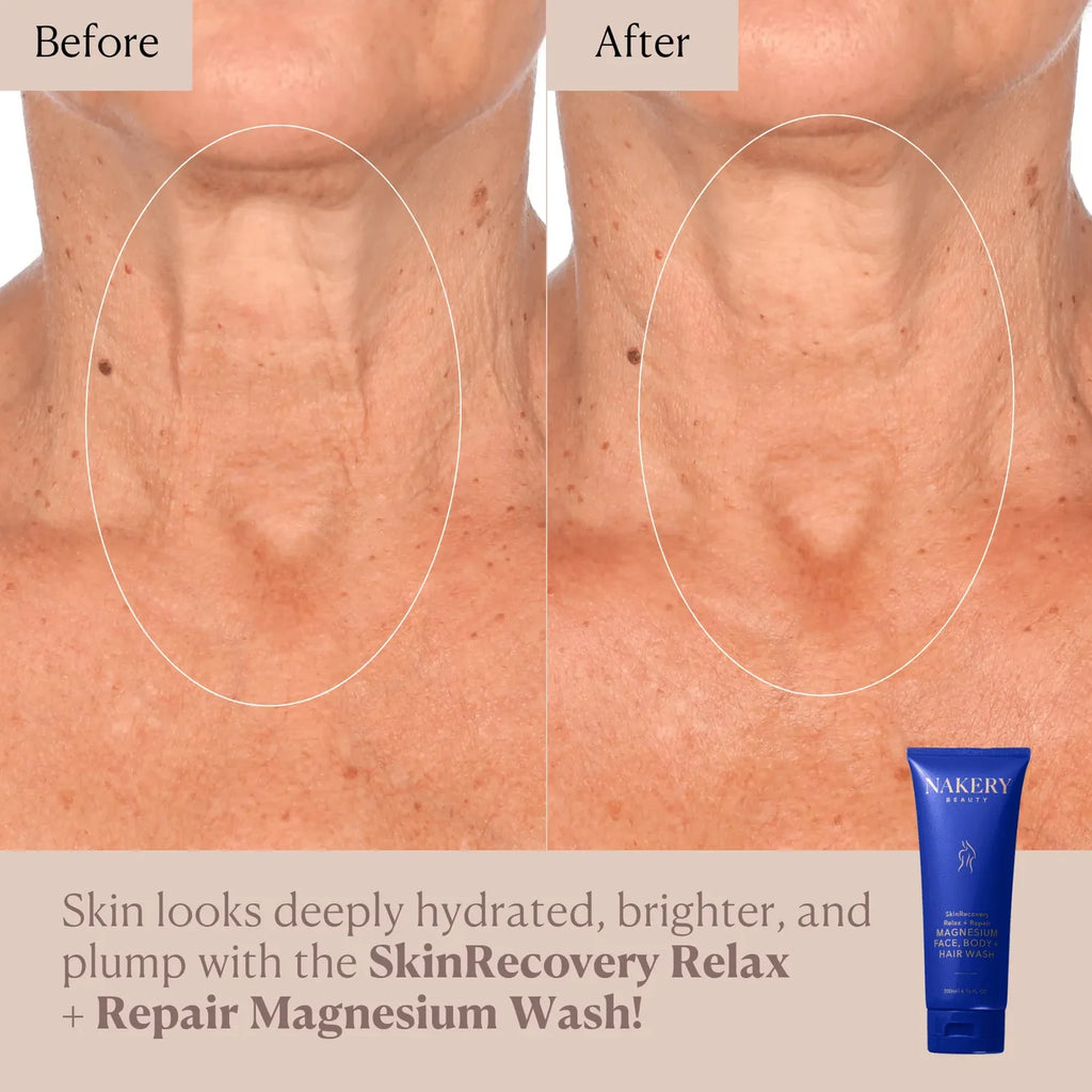 Nakery Beauty | SkinRecovery Relax + Repair Magnesium Face, Body + Hair Wash 200 mL